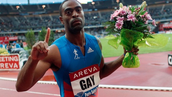 Tyson Gay is expected to be training at the Alexander Stadium in Birmingham later