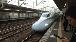 Bullet train in Japan 