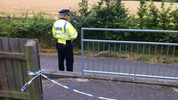 Thame police cordon