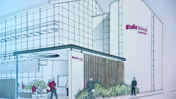 Artist's impression of the Studio School in Southampton