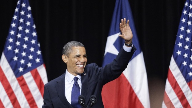 President Obama waves during a fundraising event earlier this week.