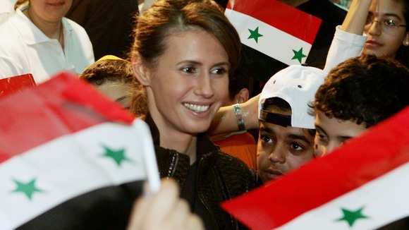 Asma Assad pictured in 2006