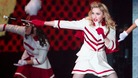 Madonna performing on an earlier date of her MDNA world tour