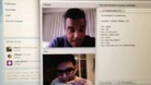 Adam Houabi and Robbie Williams
