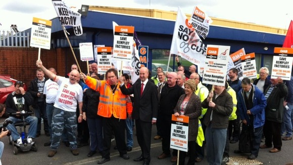 Remploy protesters.