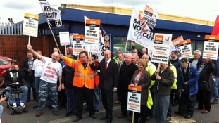 Remploy protesters.