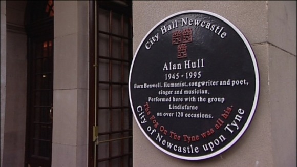 The Alan Hull memorial plaque