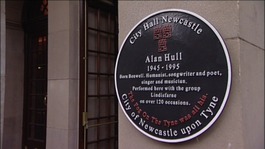 The Alan Hull memorial plaque