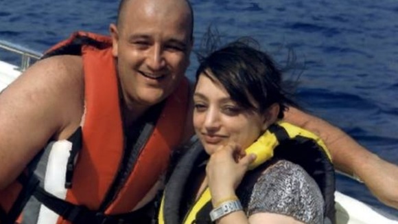 Couple on a boat