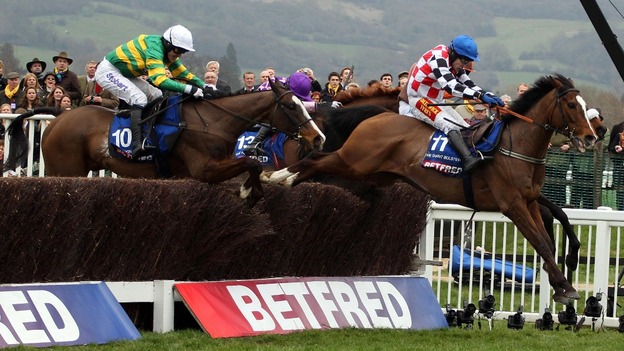 Synchronised wins the Cheltenham Gold Cup