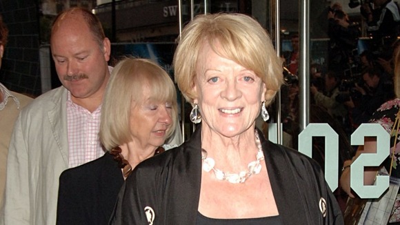 Maggie Smith plays the grand Dowager Countess of Grantham in Downton Abbey.