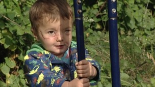 2-year-old Kieran 
