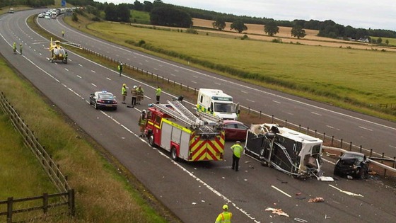 Crash scene