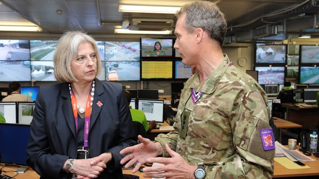 Home Secretary meets Colonel Gary Wilkinson
