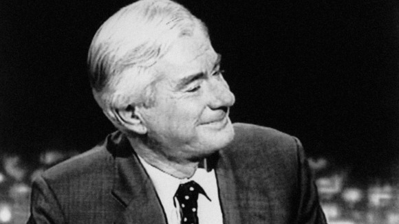 Sir Alastair Burnet signs off for the last time from the News at Ten.