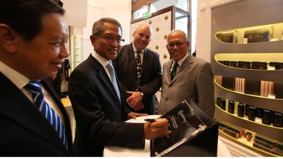 DRB-HiCOM executives at the new London store