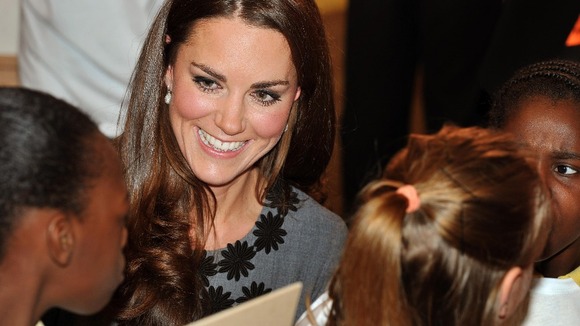The Duchess on a recent visit to a gallery in London
