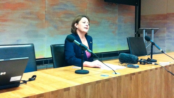 Plaid Cymru leader Leanne Wood