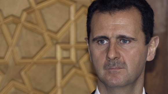 President Assad pictured in 2010