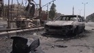 The view in a suburb of Damascus that the Syrian army has managed to re-capture from rebels
