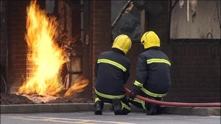 Firefighters on Teesside