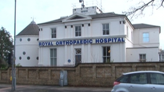 New technology being used in spinal treatment at the Royal Orthopaedic Hospital 