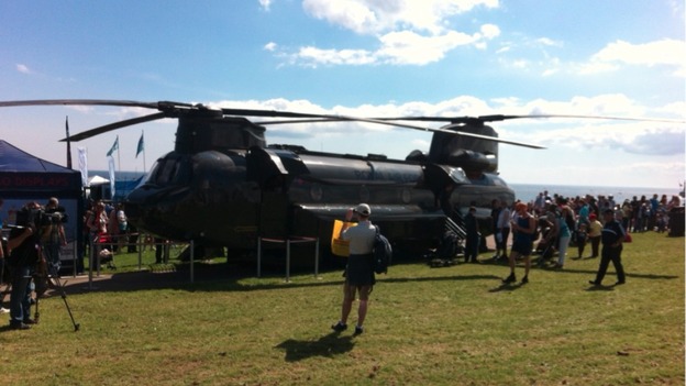 Chinook at Sunderland Airshow