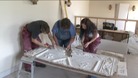 A rare 17th century ceiling is being restored in Lowestoft