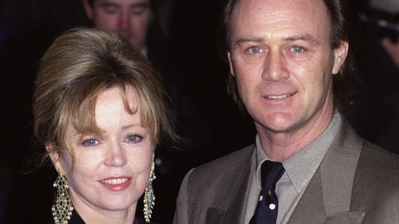 Angharad Rees pictures with her ex-husband and actor Christopher Cazanove