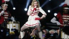 Madonna performs at Murrayfield Stadium in Edinburgh, Scotland.