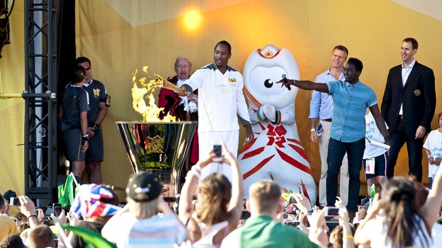 The torch relays is making its way around the south east before heading to the Olympic Stadium