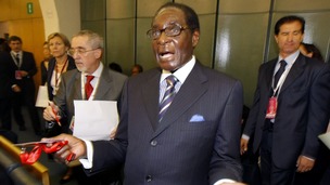 Zimbabwean President Robert Mugabe.