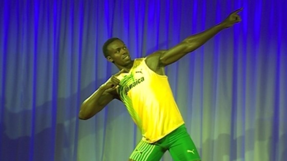 Usain Bolt waxwork