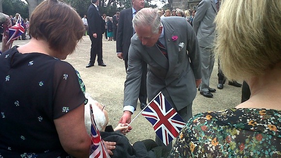 Prince Charles at Auckland Castle