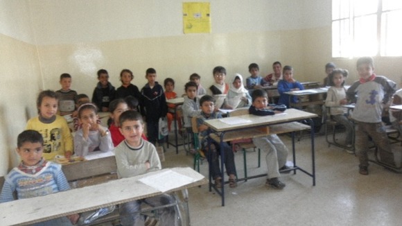 Syrian children at a War Child project in Lebanon