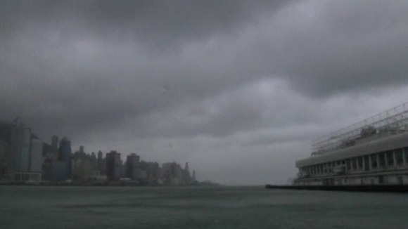 Typhoon Vicente has struck Hong Kong.