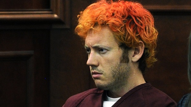 Colorado shooting suspect James Eagan Holmes makes his first court appearance