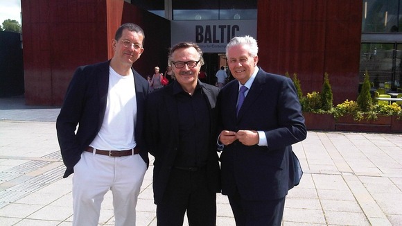 Antony Gormley, Sune Nordgren and Alan Smith will be made honorary Freemen of Gateshead today.