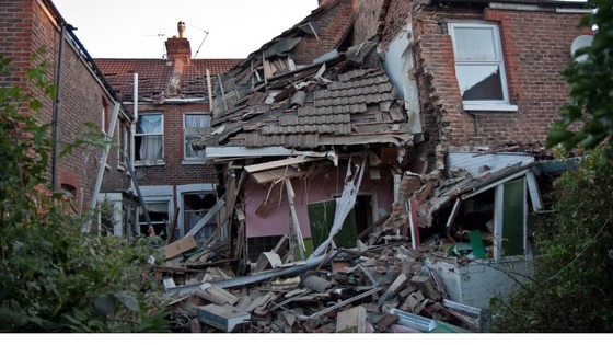 House destroyed in Southsea
