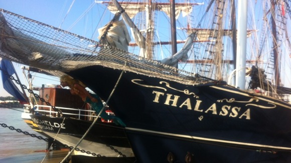Tall ship in Tilbury