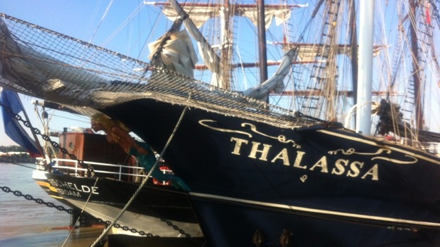 Tall ship in Tilbury