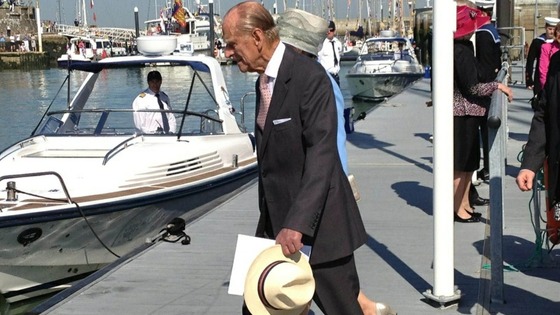 Duke of Edinburgh on the Isle of Wight 
