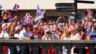 Crowds turn out to see the Queen