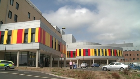 The seven patients are being treated at the University Hospital of North Staffordshire