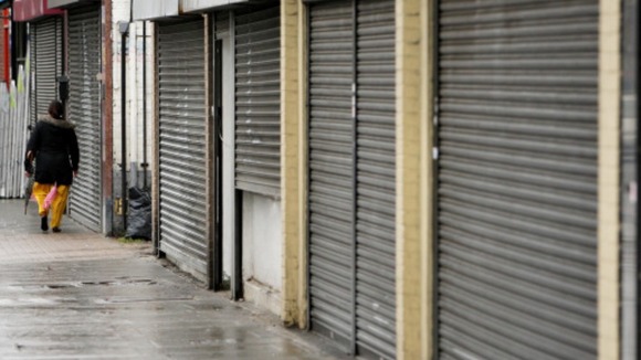 Shops closed on struggling High Streets