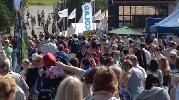 Crowd shots of the Royal Welsh Show