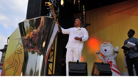 Former decathlete Daley Thompson