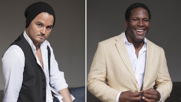 Rory Taylor (left) and Roger Wright were finalists in last night's Superstar.