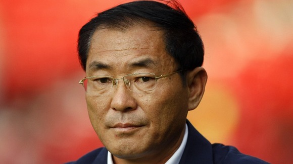 Coach of the North Korean women's football team Sin Ui-Gun