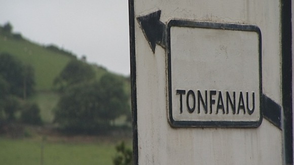 Tonfanau camp sign